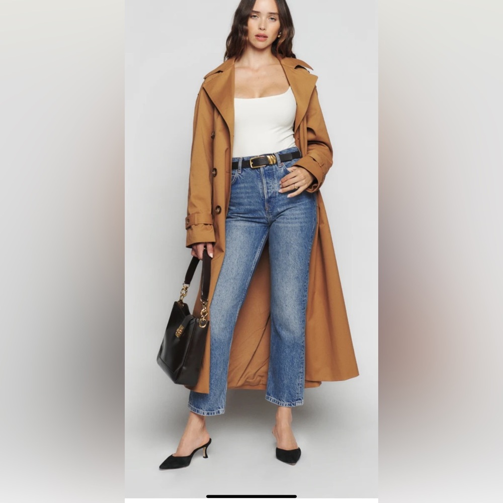 Reformation Cynthia Crop High Relaxed Jean